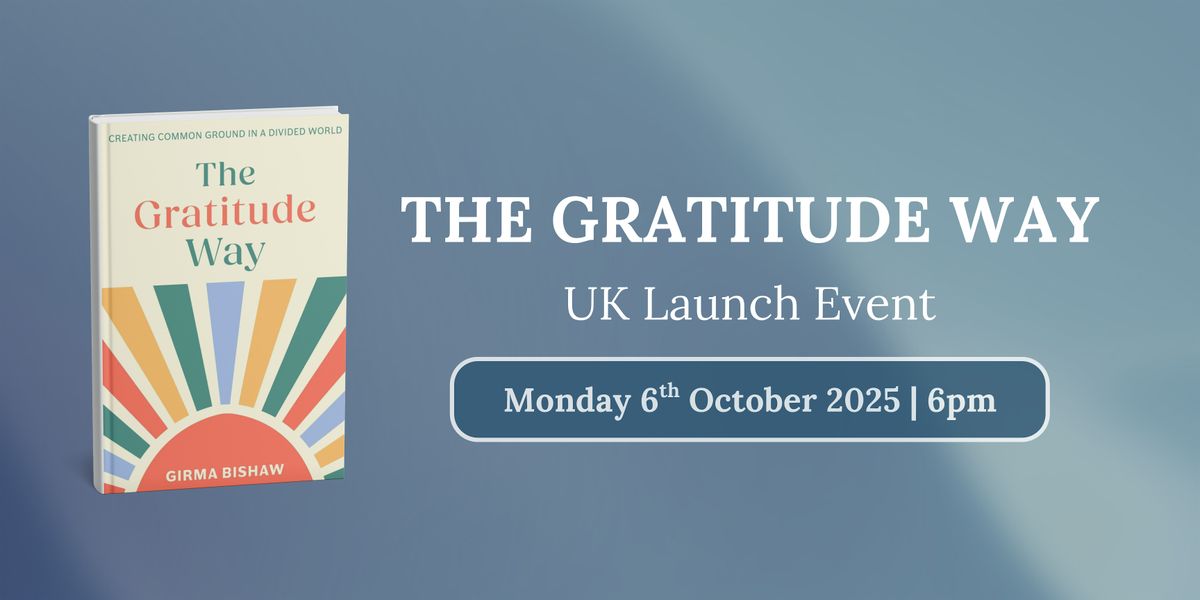 Book Launch of The Gratitude Way (UK)