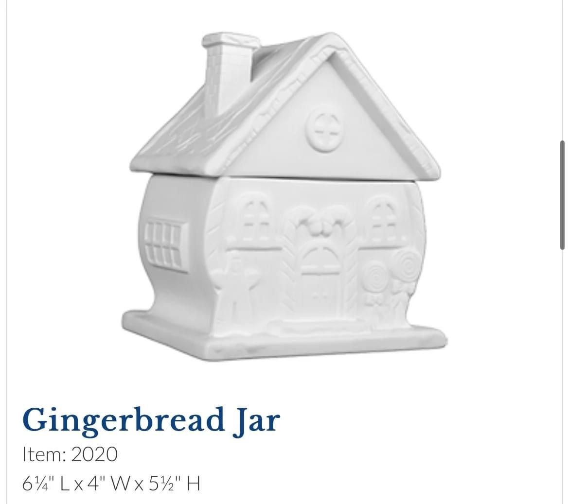 Paint Your Own Gingerbread House!