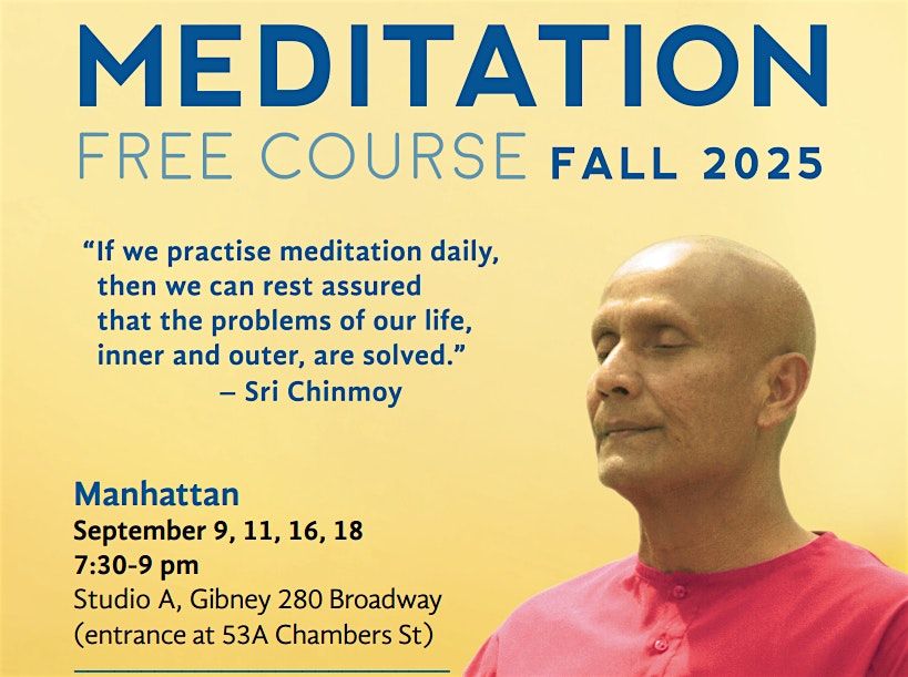 Free 2-Week Meditation Course in Manhattan
