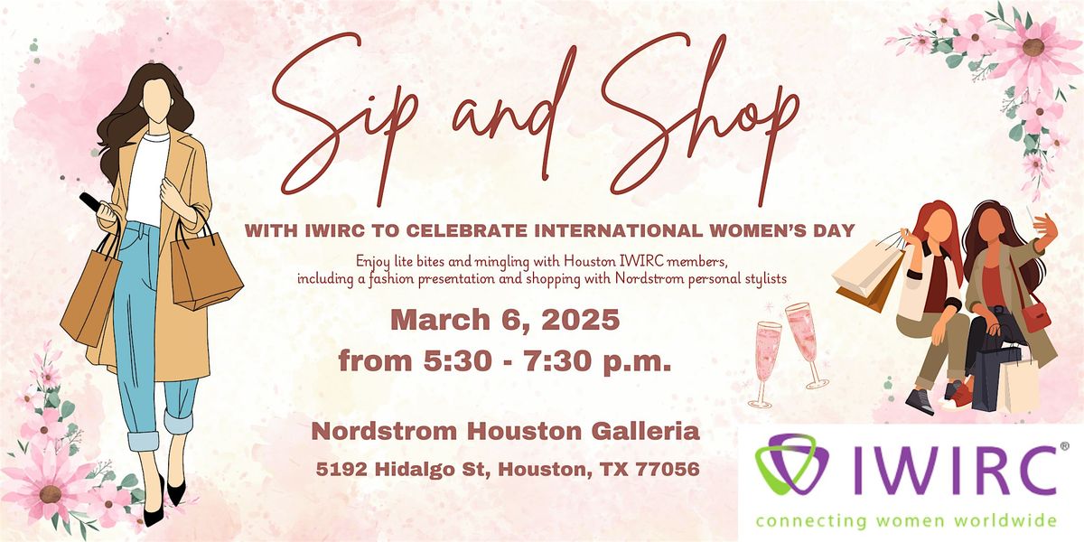 Houston IWIRC's Sip and Shop