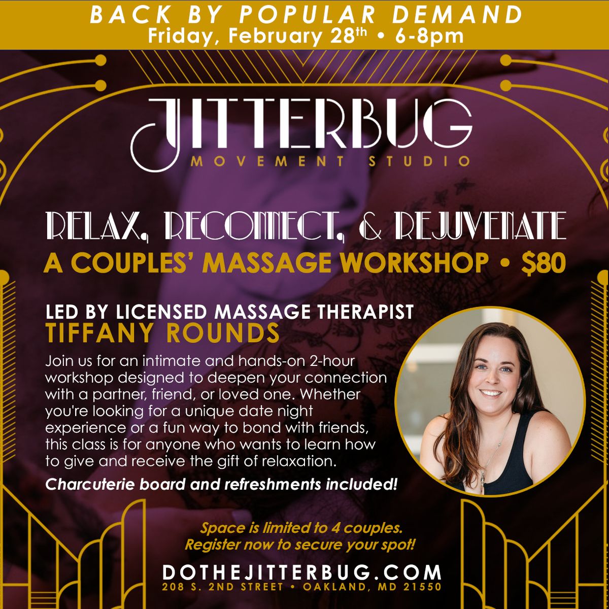 Relax, Reconnect & Rejuvenate: A Couples' Massage Workshop