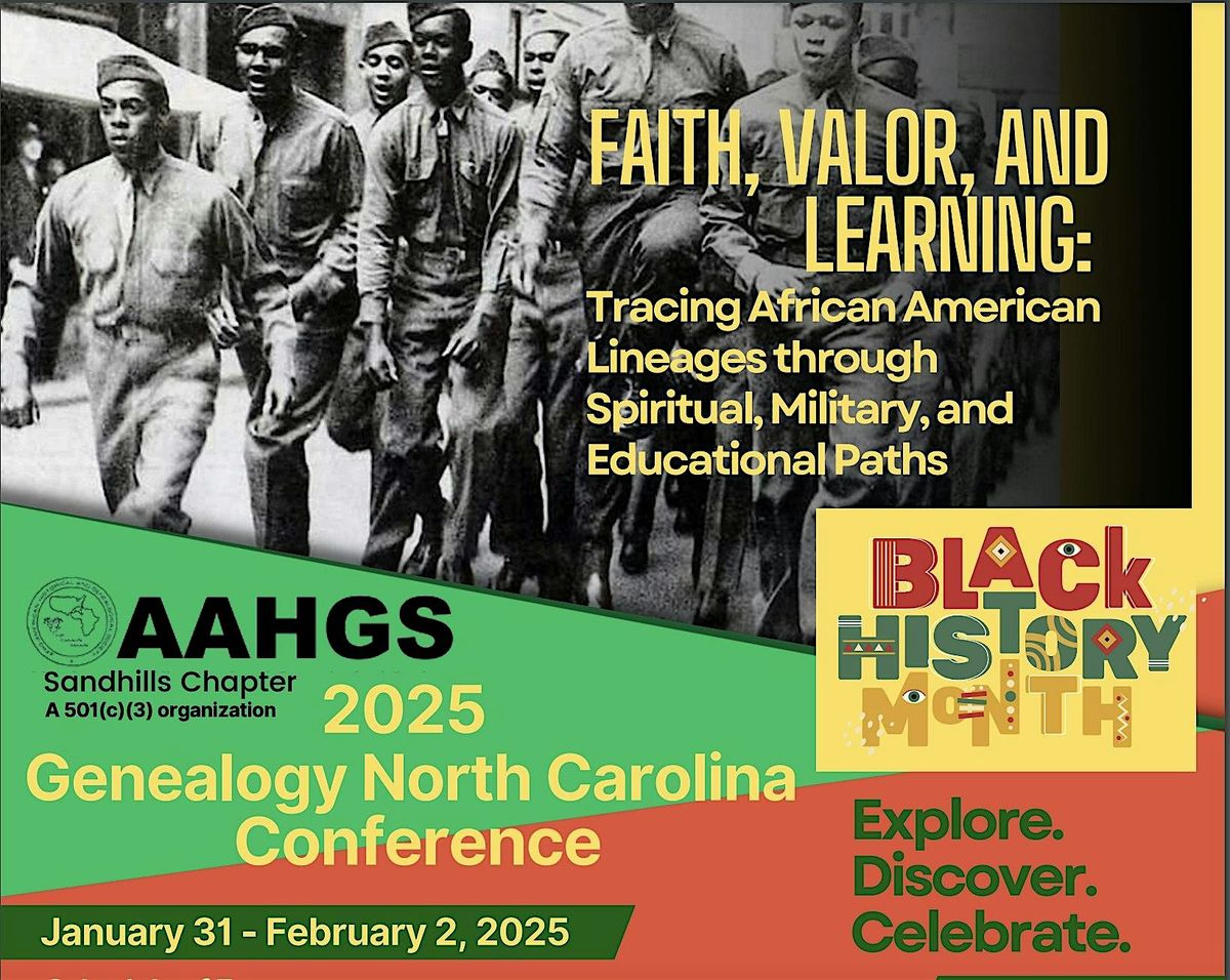 AAHGS  Black History Month Genealogy Conference