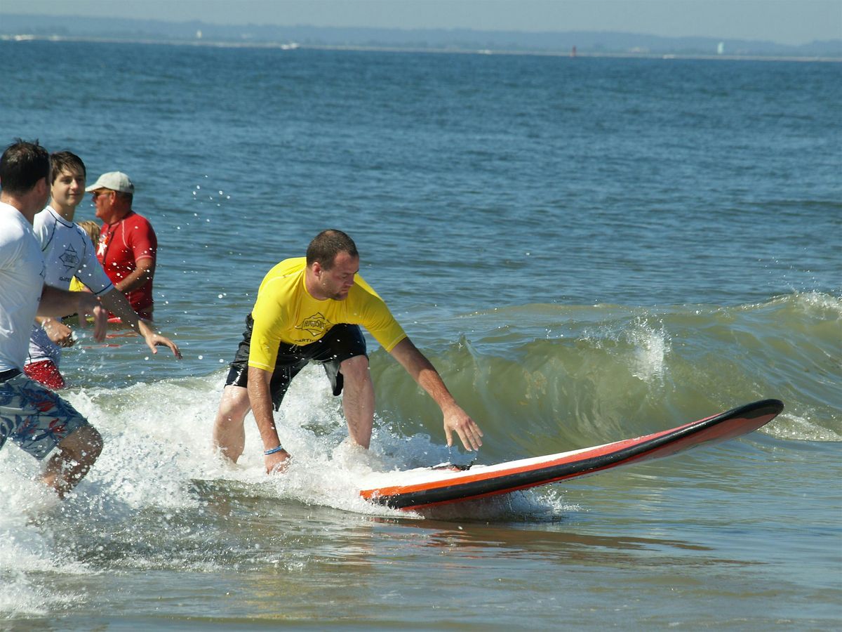 AmpSurf NY, Learn to Surf Clinic, August 23rd, Rockaway Beach, New York