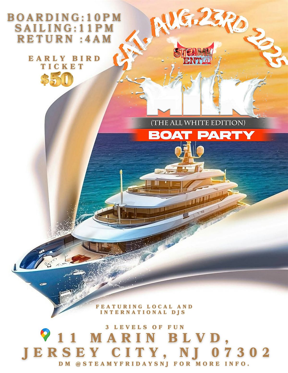 MILK BOAT CRUISE [ALL WHITE EDITION]
