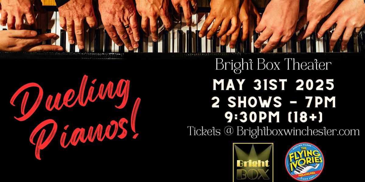 The Flying Ivories: Dueling Pianos (9:30PM SHOW) - 18+