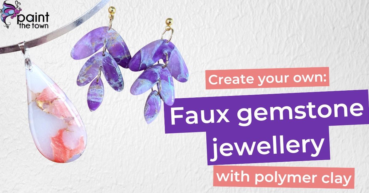 "Faux Gemstone" Polymer Clay jewellery