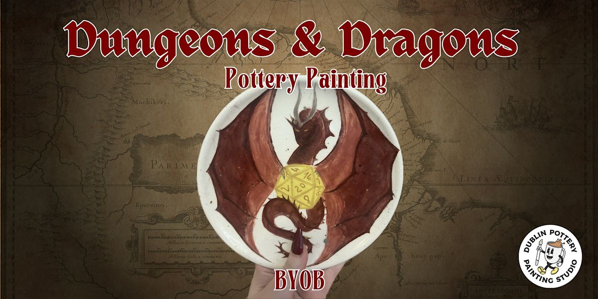 Dungeons and Dragons Themed Pottery Painting