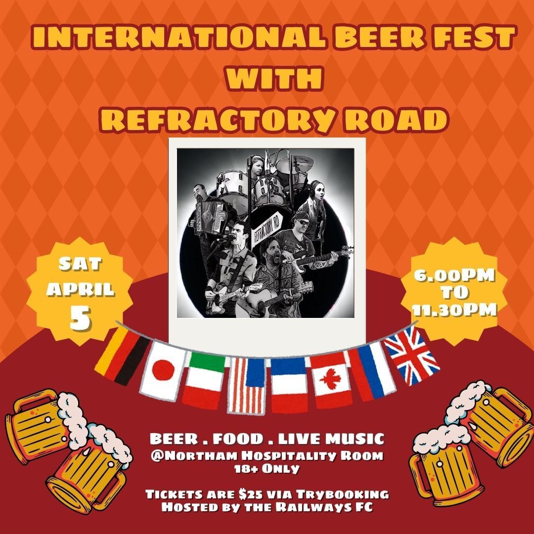 Refractory Road and NRFC International Beer Fest