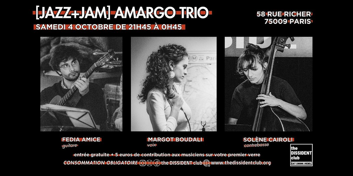 [JAZZ+JAM] Amargo Trio