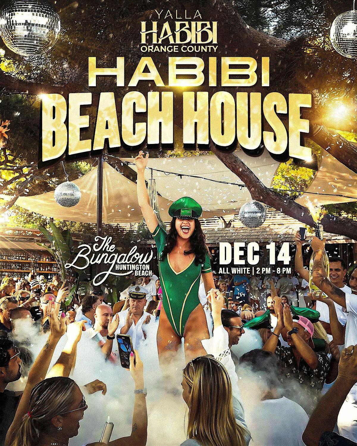 Yalla Habibi: HABIBI BEACH HOUSE - SUNDOWNER PARTY@ Bunglow, LA| Dec 14