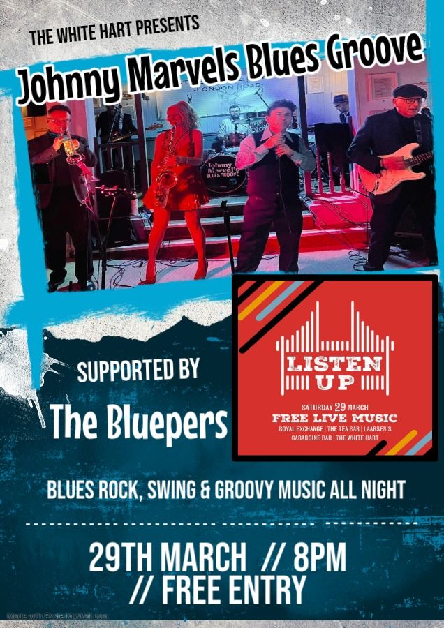 Listen Up Basingstoke - The Bluepers & Johnny Marvels Blues Groove