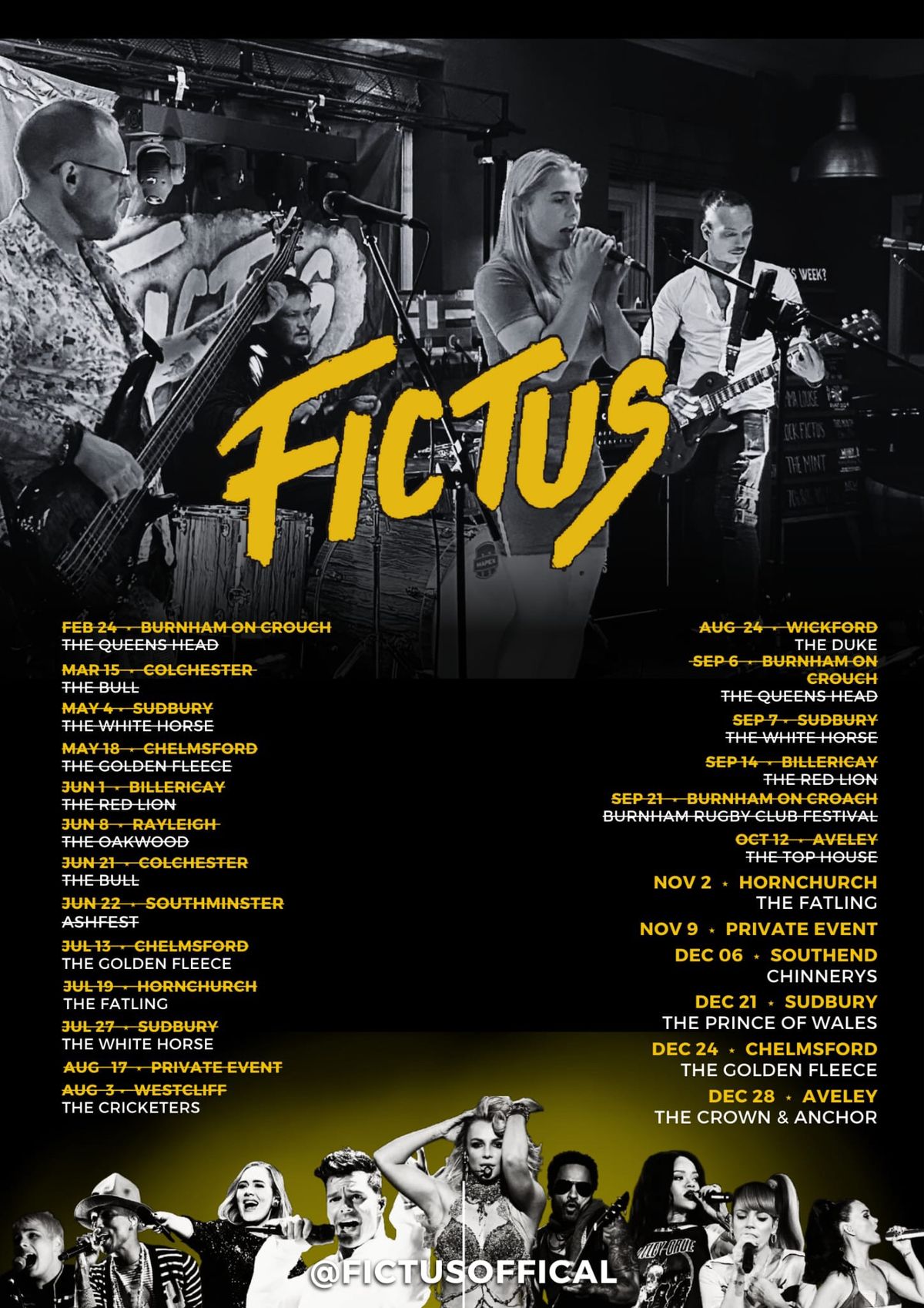 Fictus live @ The Prince Of Wales, Sudbury 