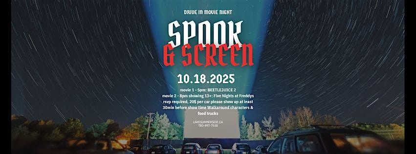 Spook & Screen: Drive in Movie