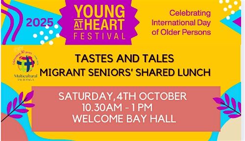 Tastes and Tales-  Migrant Senior's Lunch