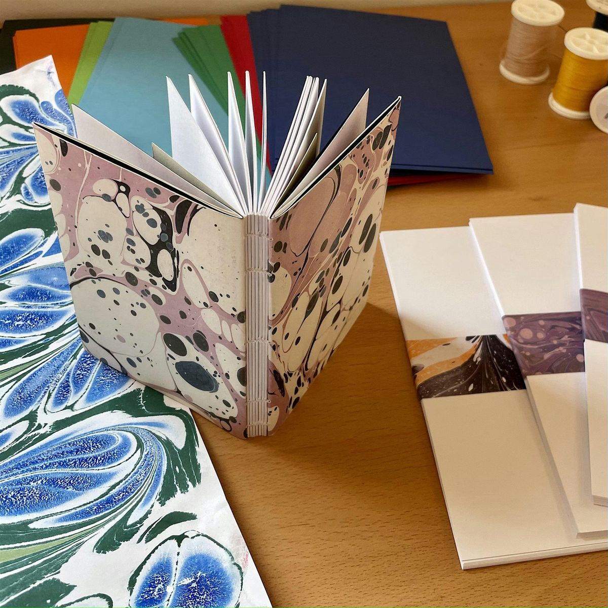 Bookbinding at BEAK: Coptic Binding