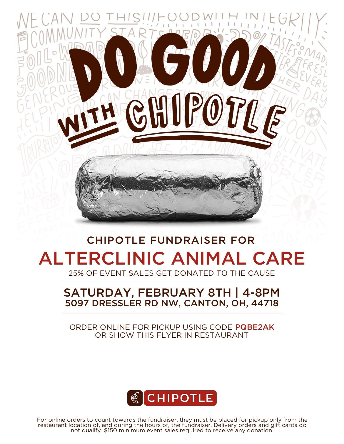 Chipotle Fundraiser!