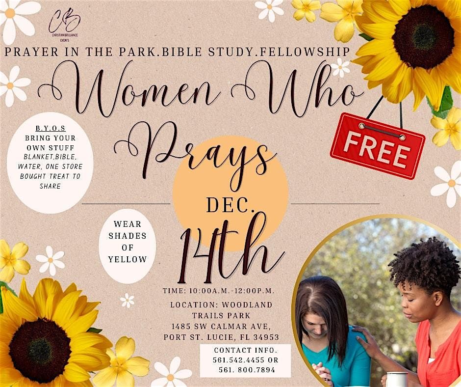 Women Who Prays: Prayer in the Park