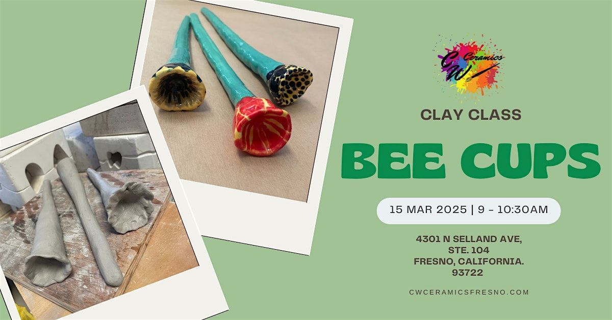 Clay Class: Bee Cups