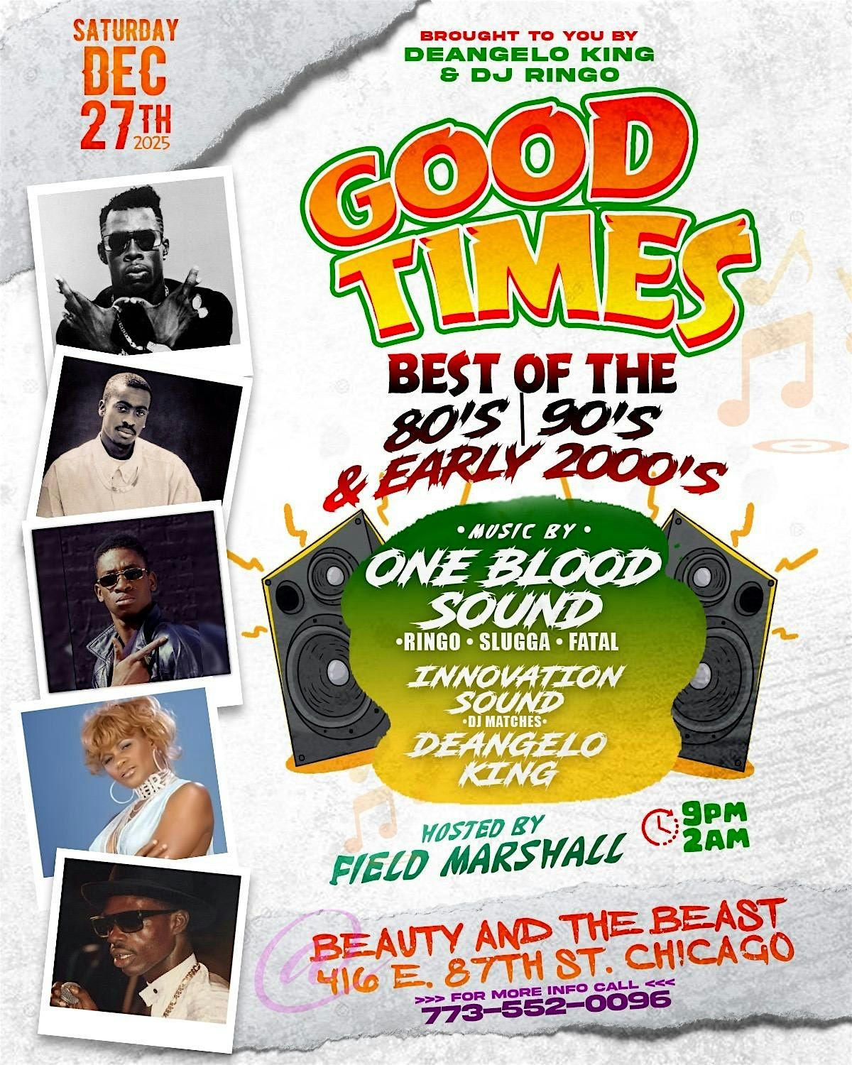 GOOD TIMES: The Best of the 80s, 90s, Early 2000s Retro Party
