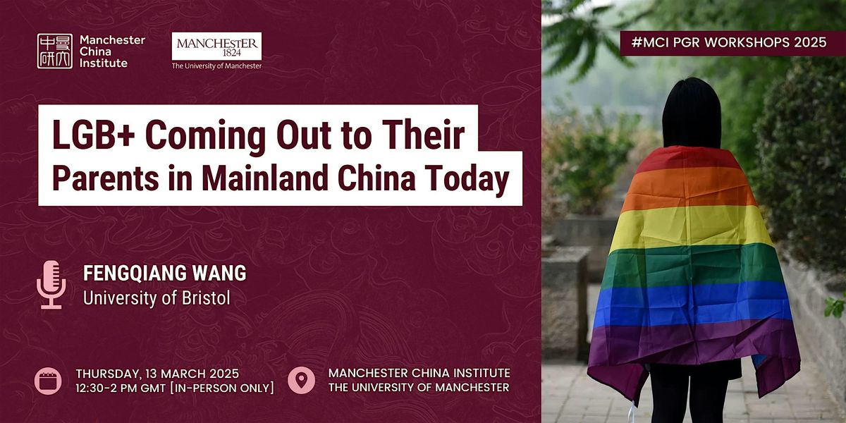 FENGQIANG WANG: LGB+ Coming Out to Their Parents in Mainland China [PGR]