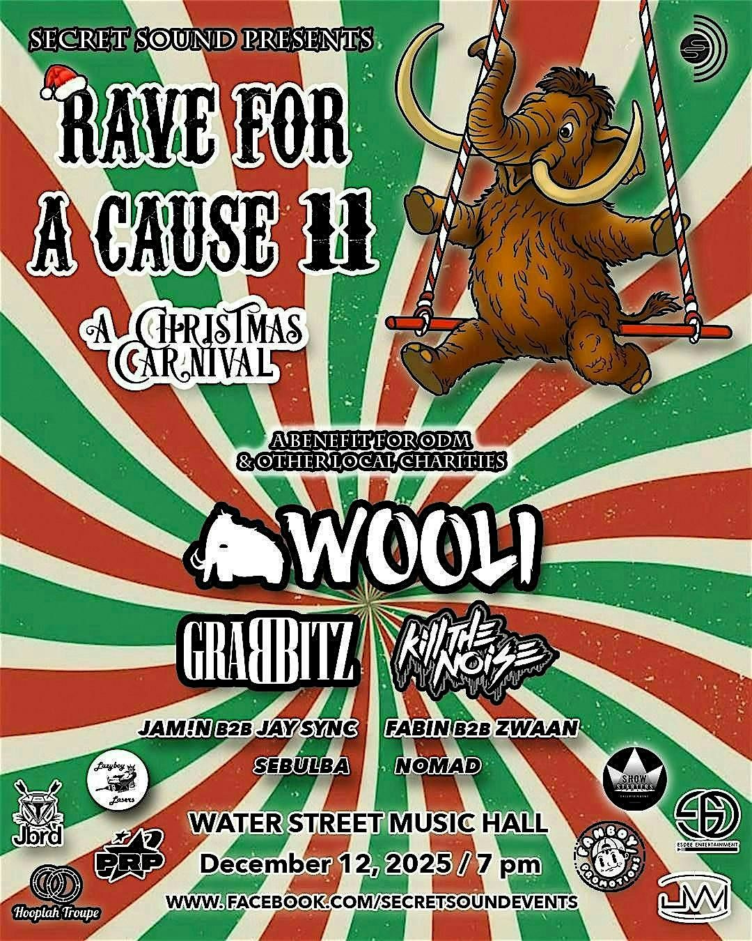 Rave For A Cause 11: A Christmas Carnival Feat. Wooli & more!