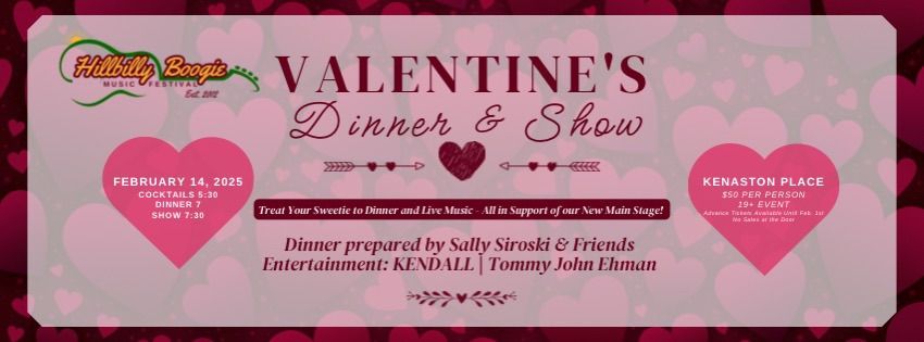 Valentine's Dinner & Show | Kenaston Place