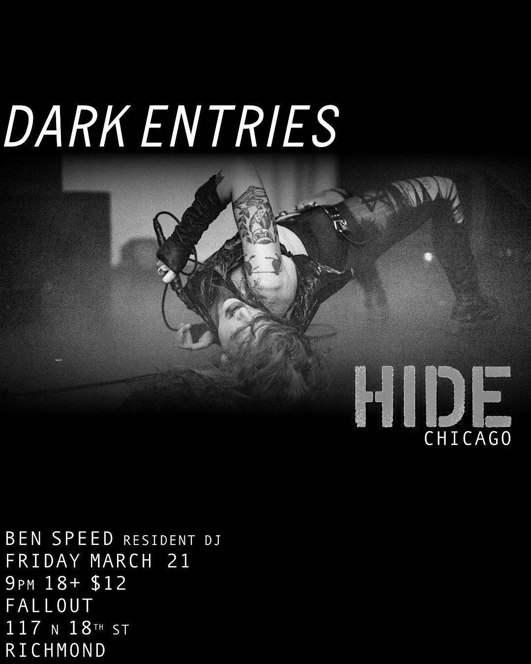 Dark Entries presents HIDE