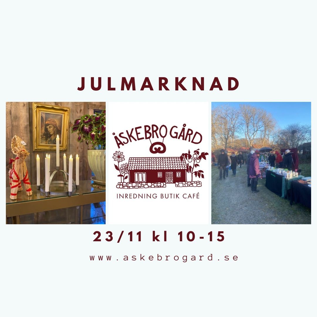 Julmarknad p\u00e5 \u00c5skebro G\u00e5rd