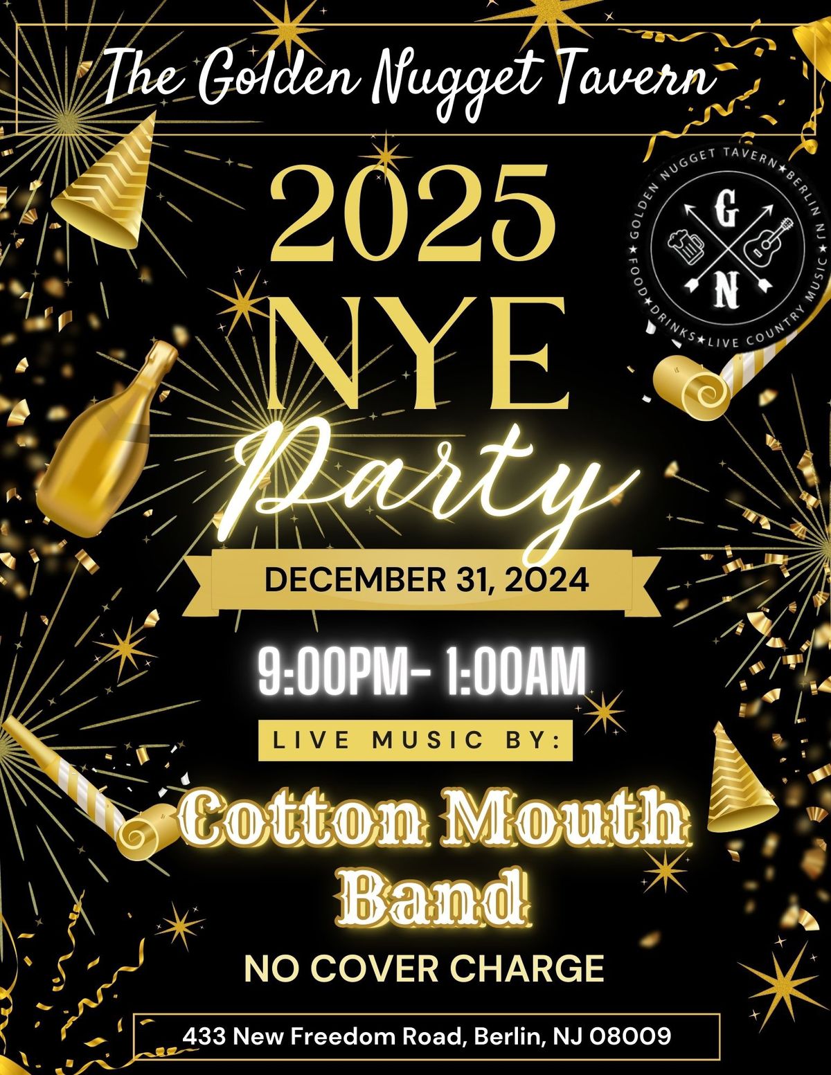 NYE at The Golden Nugget Tavern