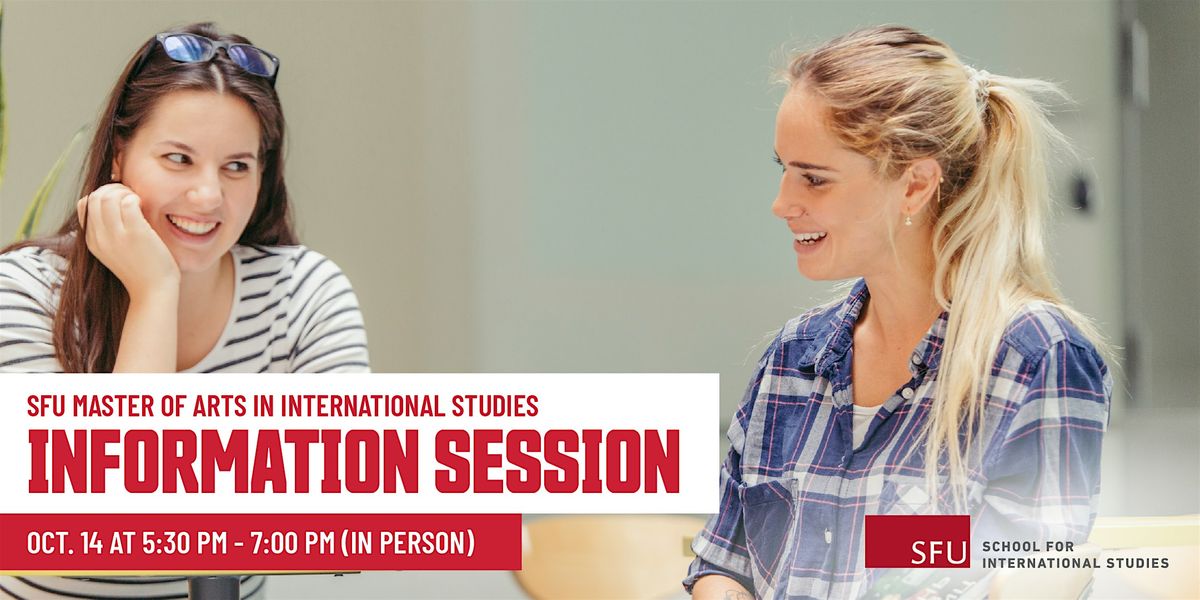 Master of Arts in International Studies Information Session