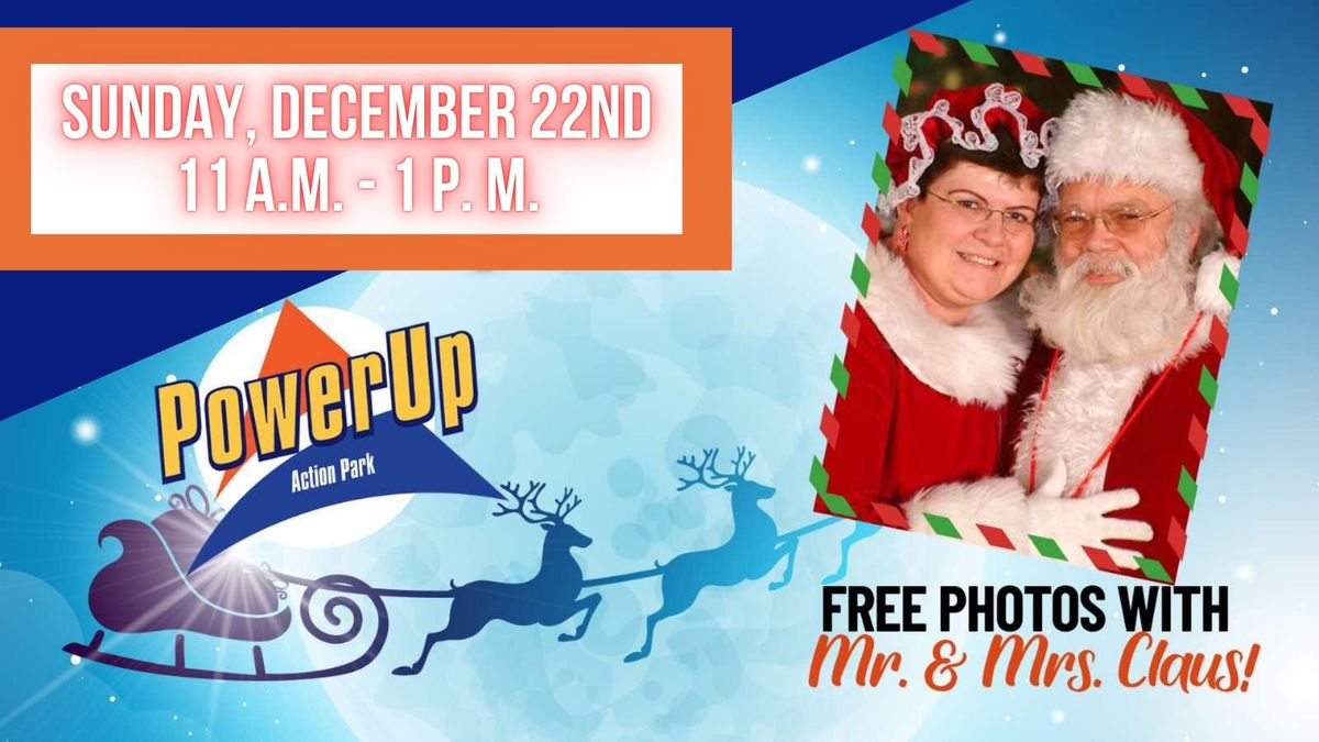 Free Pictures with Santa at PowerUp