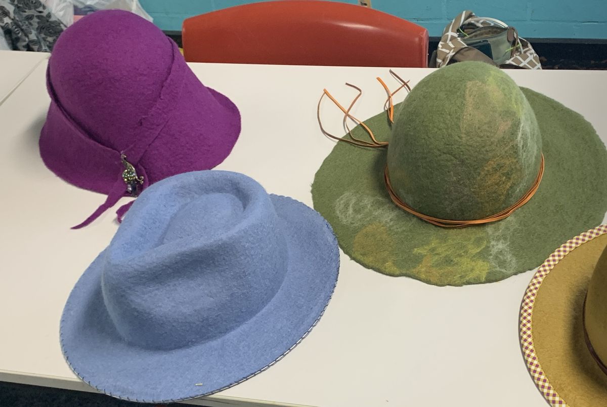 Wet Felt hat making Workshop - Uralla NSW