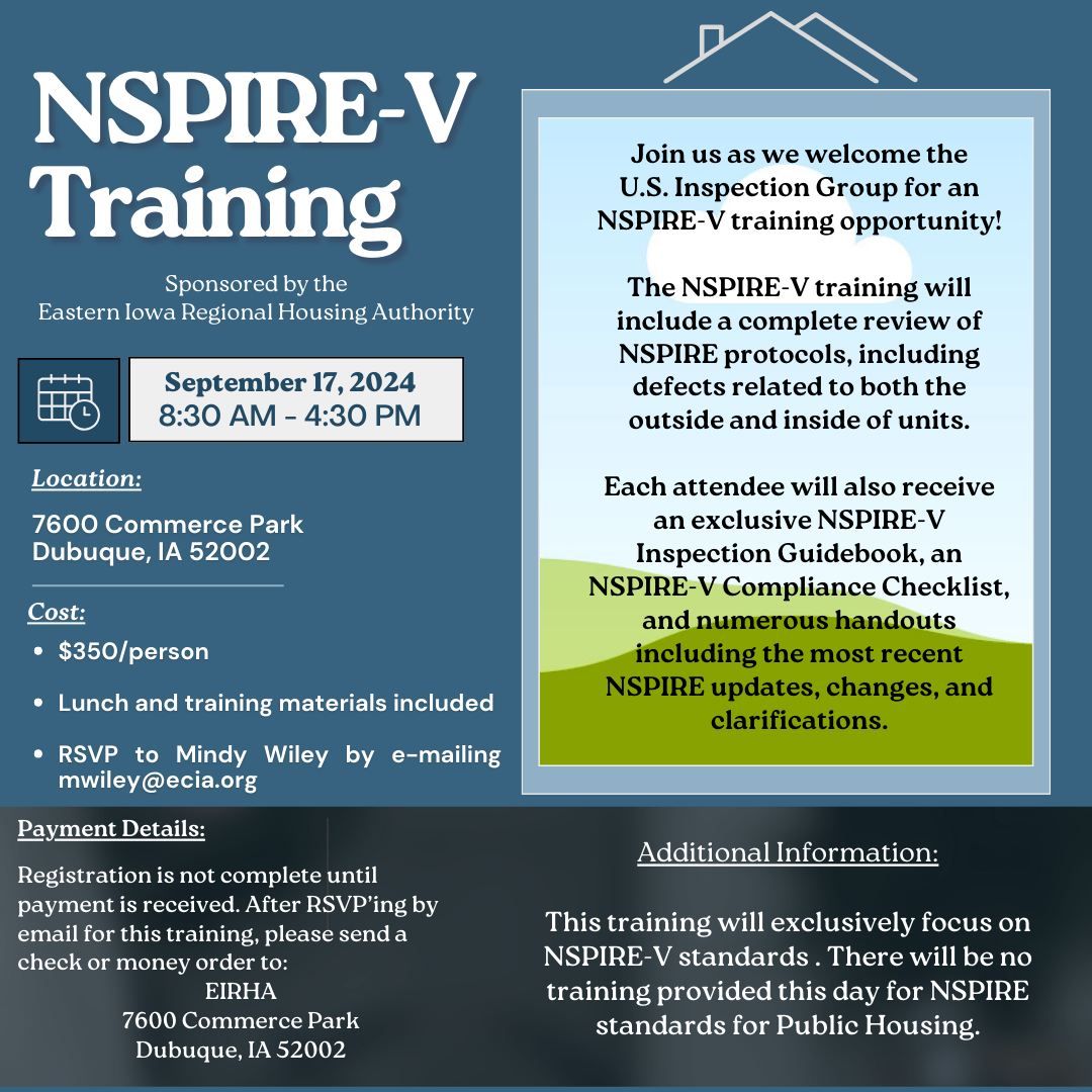 NSPIRE-V Training Opportunity