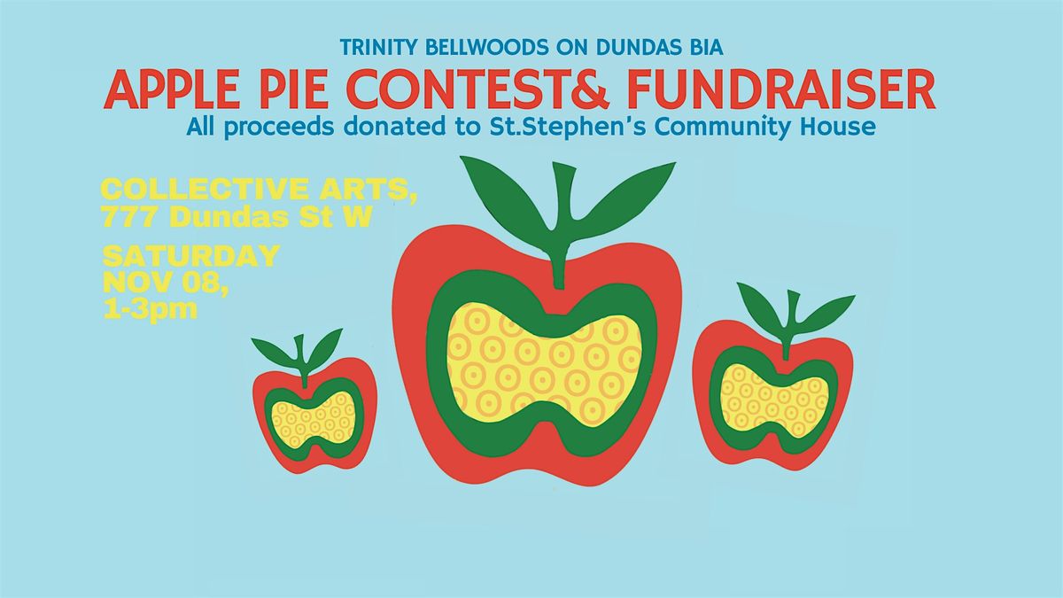 APPLE PIE CONTEST REGISTRATION - Pie drop off from 11am-1pm
