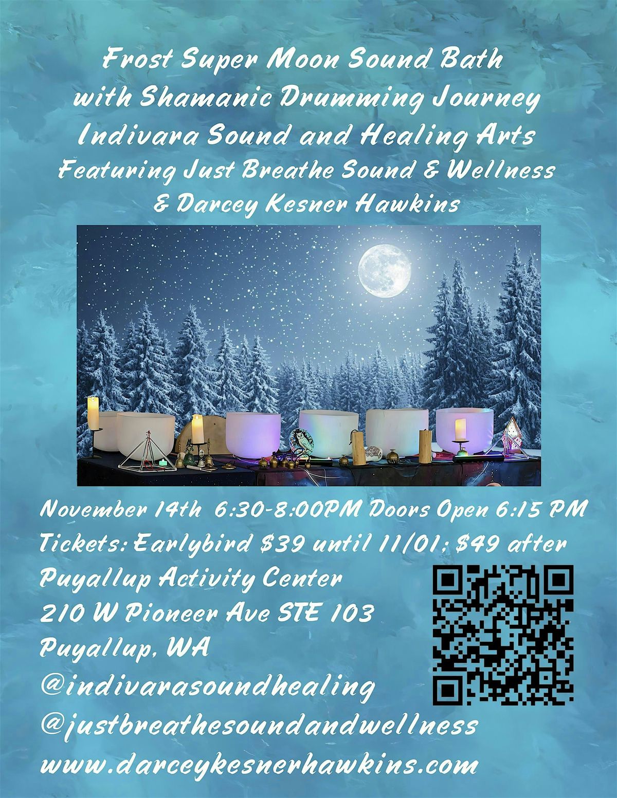 Frost Super Moon Sound Bath with Shamanic Drumming Journey