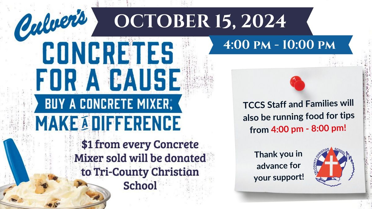 Concretes for a Cause TCCS Fundraiser