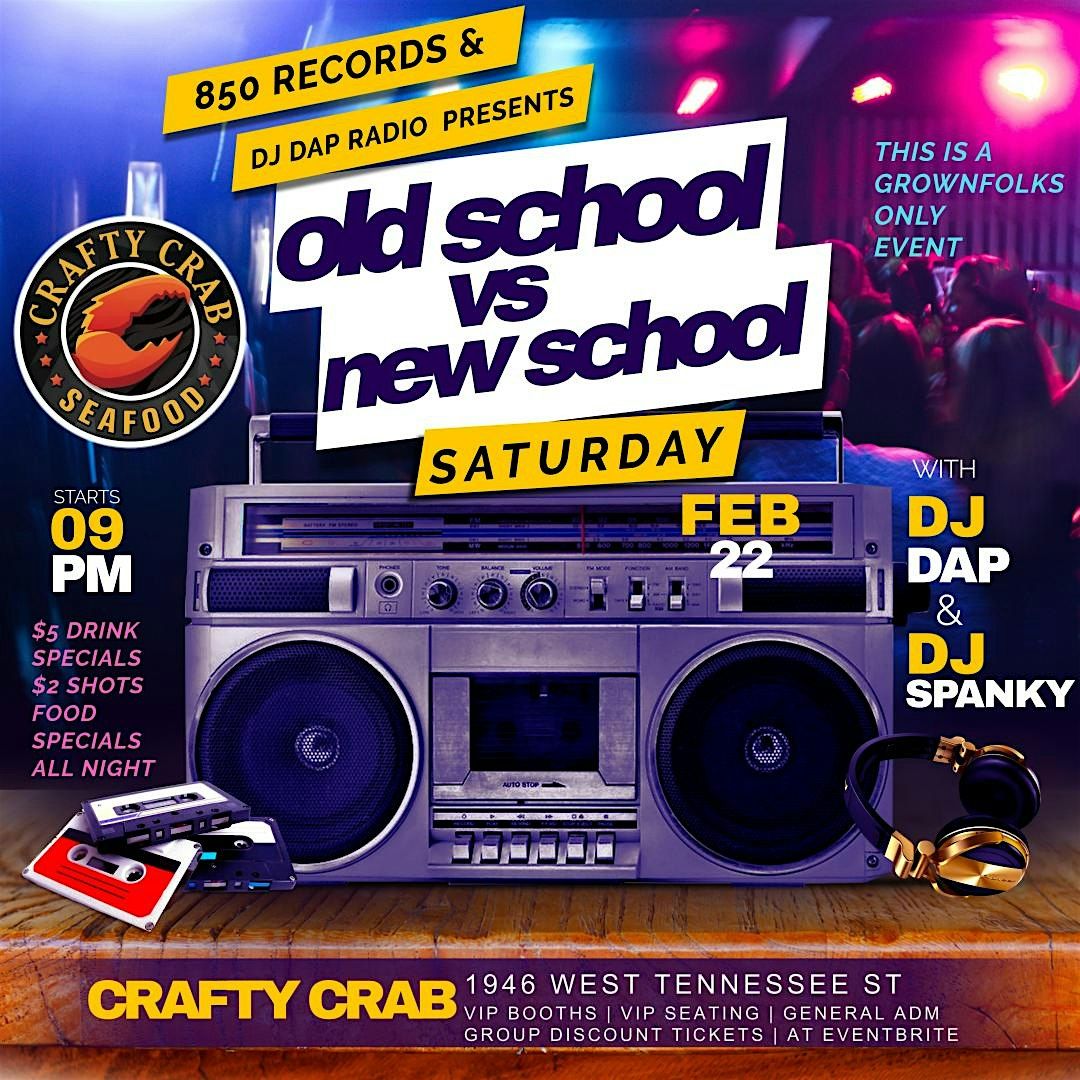 OLD SCHOOL VS NEW SCHOOL PARTY AT THE ALL NEW CRAFTY CRAB