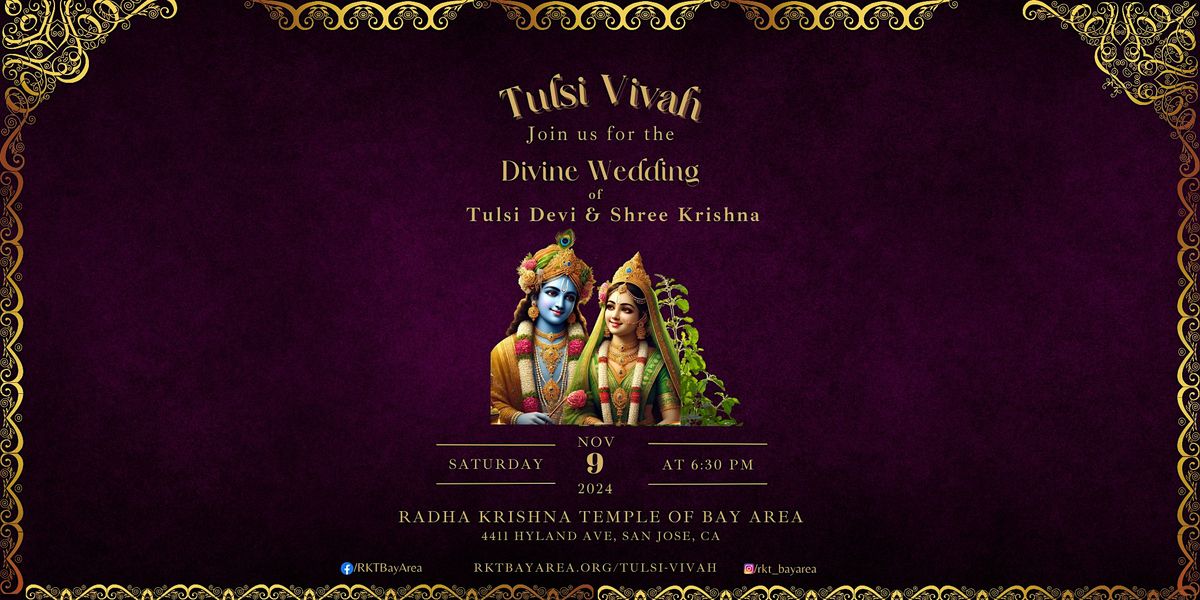 Tulsi Vivah - Radha Krishna Temple of Bay Area