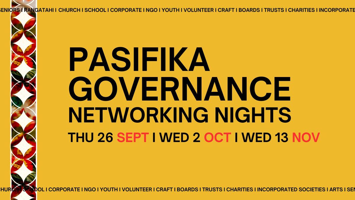 Pasifika Governance Networking Nights