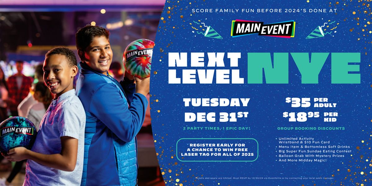 Main Event Webster: New Year's Eve Celebration