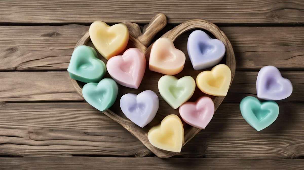 Lovely Suds Heart Shaped Soap Making