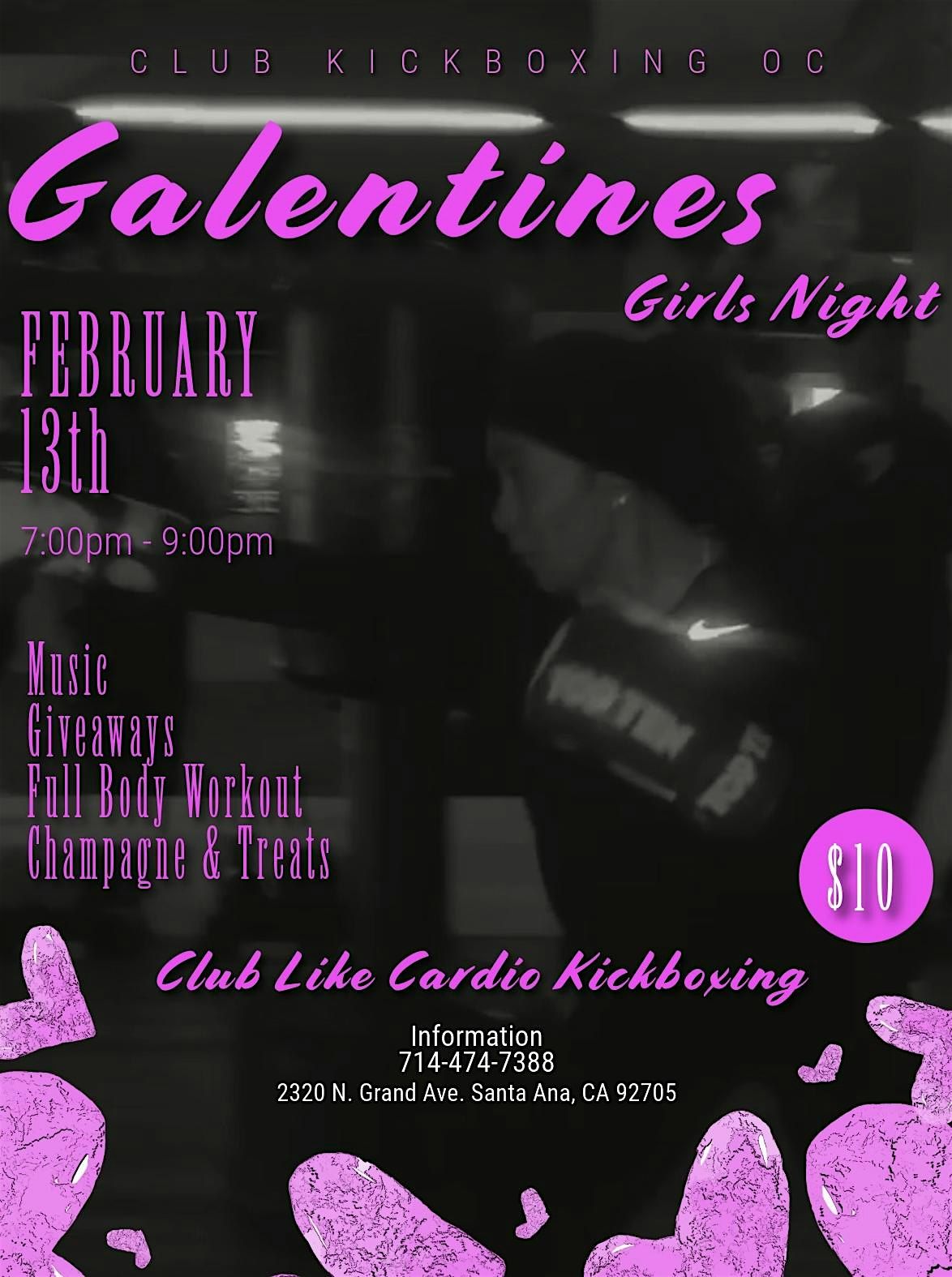 Galentines Girls Night - Club Kickboxing OC