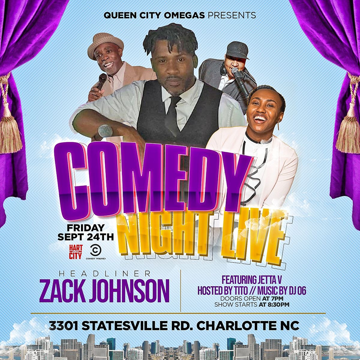 Queen City Omegas Comedy Night