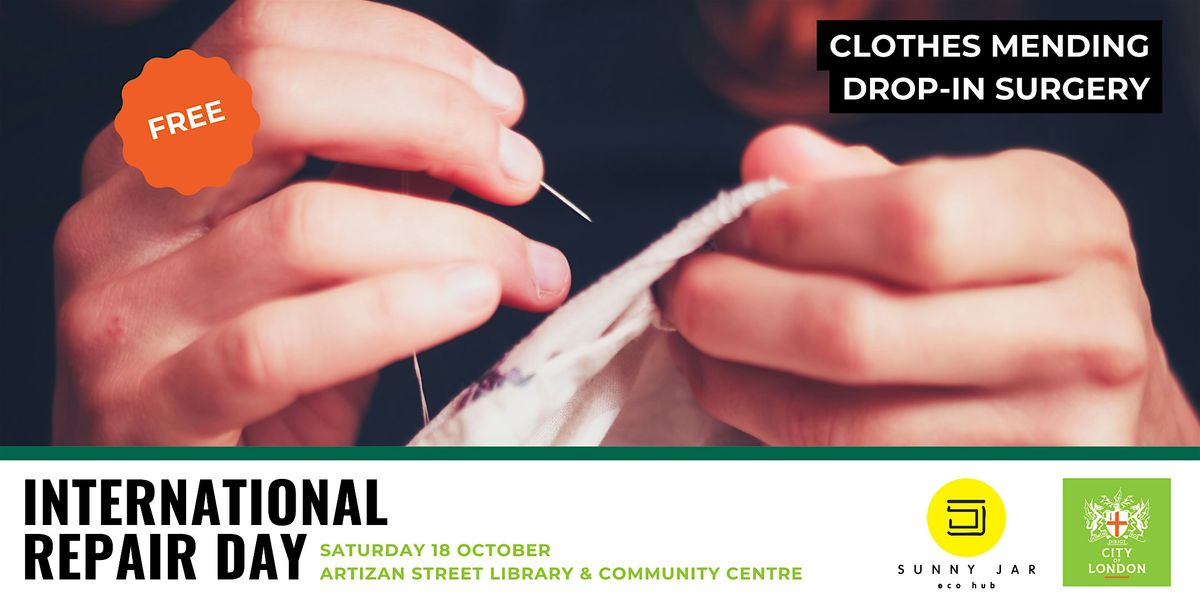 Free clothes mending drop-in surgery