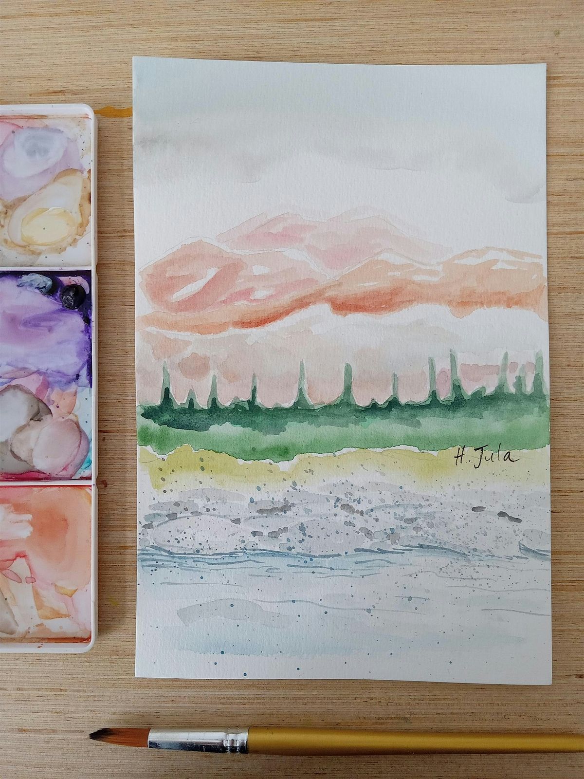 Mountain Wilderness Watercolor Class