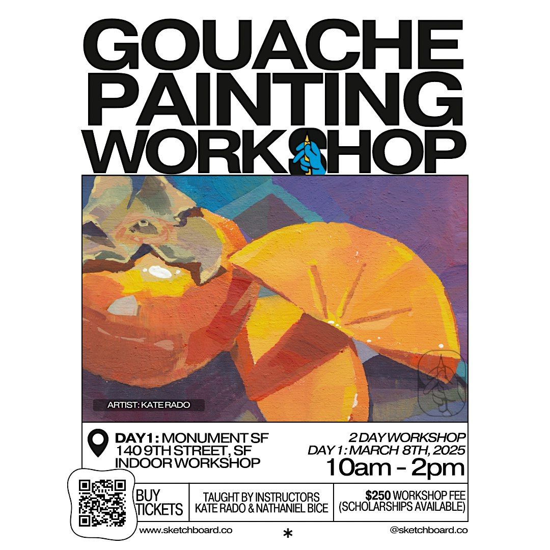 2 Day Gouache Workshop in SF