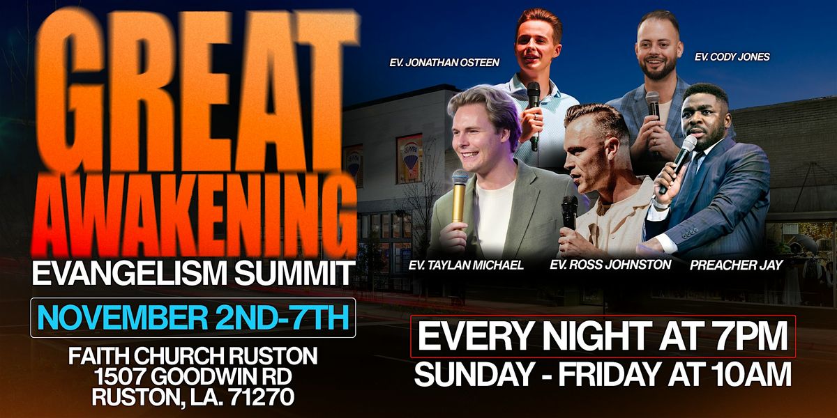 GREAT AWAKENING EVANGELISM SUMMIT