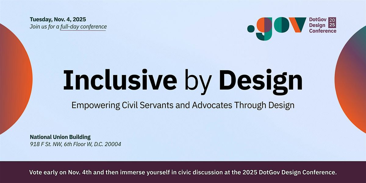 2025 DotGov Design Conference