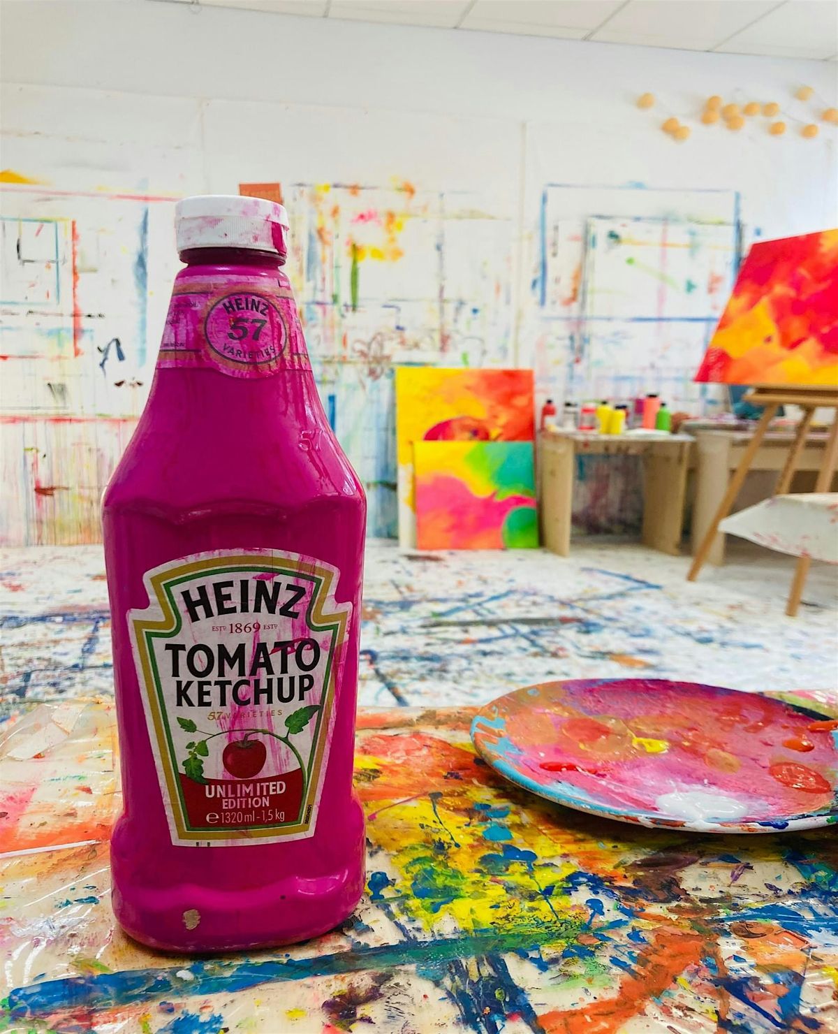 Meditate & Paint - Mal Dich frei! Freies Malen im Atelier mit Meditation