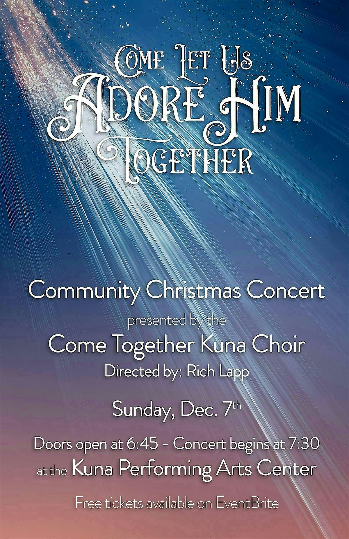 Come, Let Us Adore Him Together